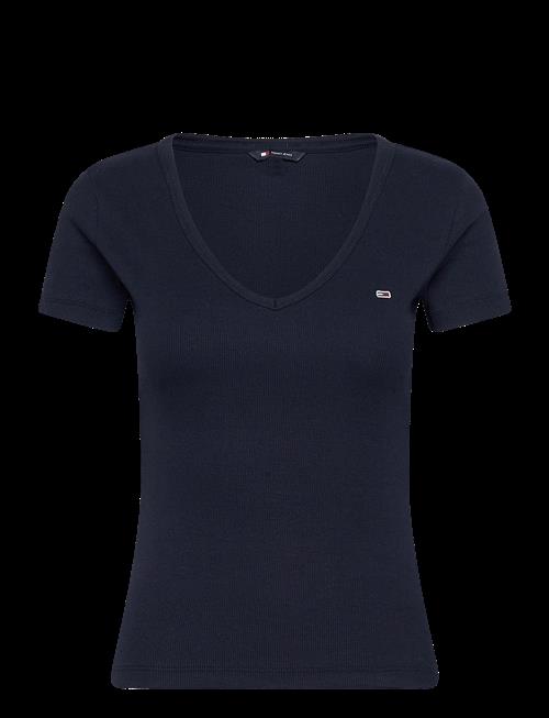 Tommy Jeans | Tjw Slim Essential Rib V Ss | M