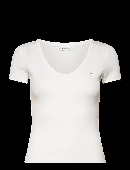 Tommy Jeans | Tjw Slim Essential Rib V Ss | M