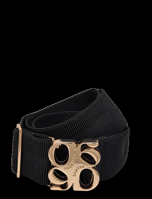 Dante6 | D6 Motif Logo Tape Belt Gold | ONE SIZE