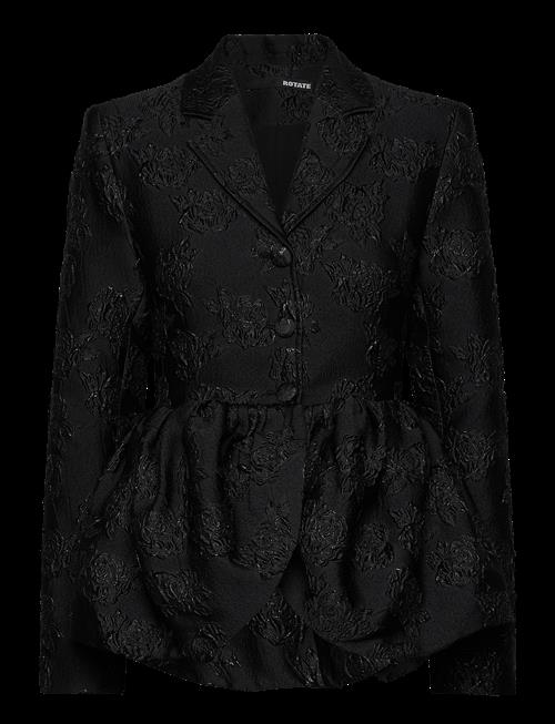 ROTATE | Jacquard Draped Blazer | 36