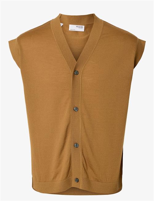Selected | Slhtray Knit Merino Vest Cardigan Ex | S
