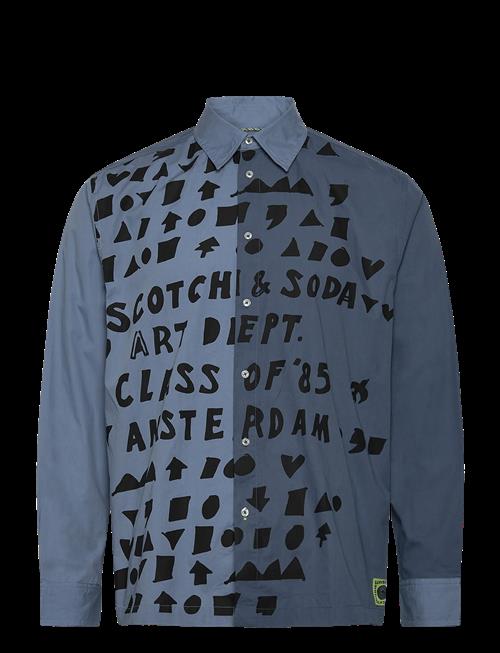 Scotch & Soda | Relaxed-Fit Letters Poplin Shirt | M