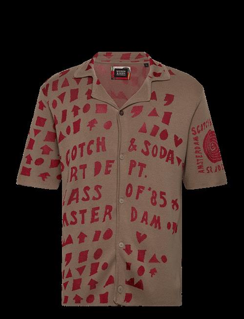 Scotch & Soda | Jacquard Knitted Shirt | L