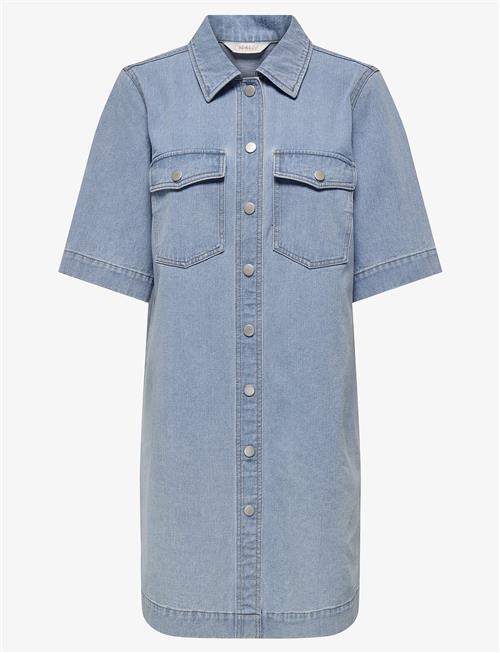 ONLY | Onlbelle S/S Button Dress Dnm Gua Noos | XS
