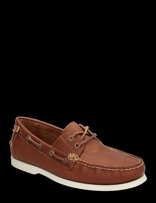 Polo Ralph Lauren | Merton Color-Blocked Leather Boat Shoe | 40