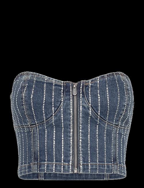 ABRAND | Academia Bustier Petra Diamante Mid Vintage Indigo | XS
