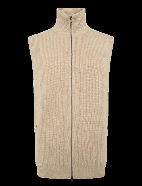 Davida Cashmere | Man Zip Pockets Vest | L