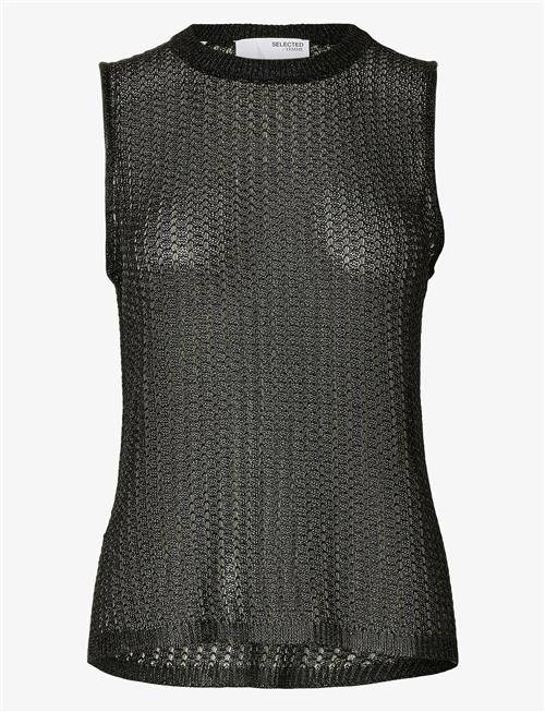 Selected | Slfsadie Metallic Sl Knit O-Neck Top | XL