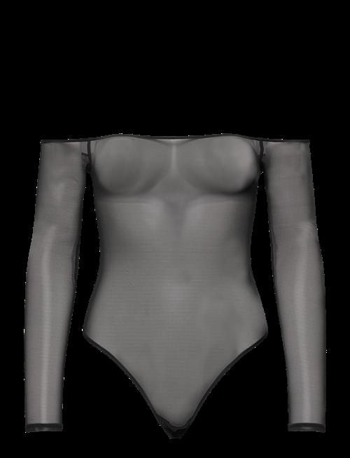 Organic Basics | Mesh Off-Shoulder Bodysuit | S