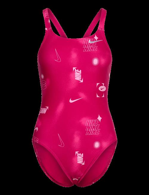 NIKE SWIM | Nike Hydrastrong Multi Print Fastback One Piece | 32