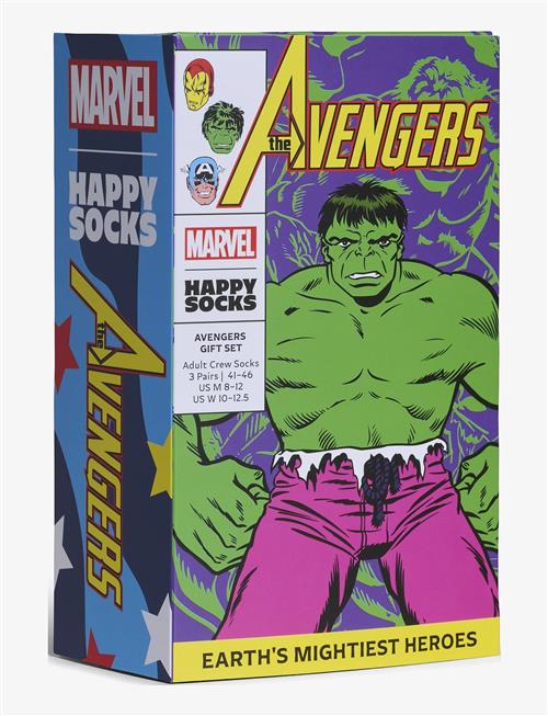 Happy Socks | Marvel™ Avengers 3-Pack Socks Gift Set | 36-40