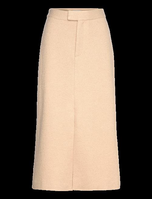 Malina | Alina Front Slit Boucle Midi Skirt | S x 83
