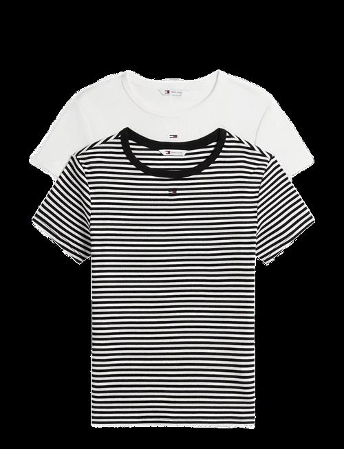 Tommy Jeans | Tjw 2Pack Slim Essential Rib Ss | XS