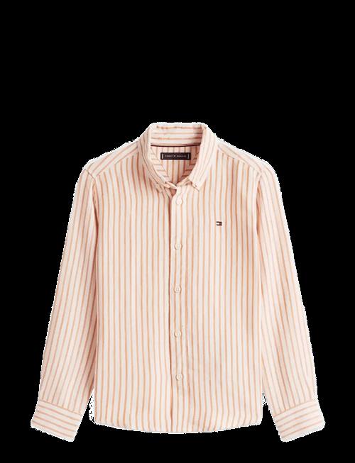 Tommy Hilfiger | Linen Blend Striped Shirt Ls | 176