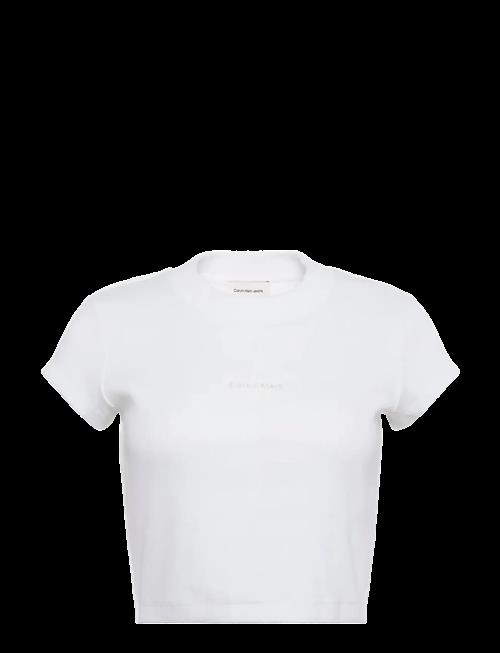 Calvin Klein Jeans | Monologo Baby Rib Tee | L