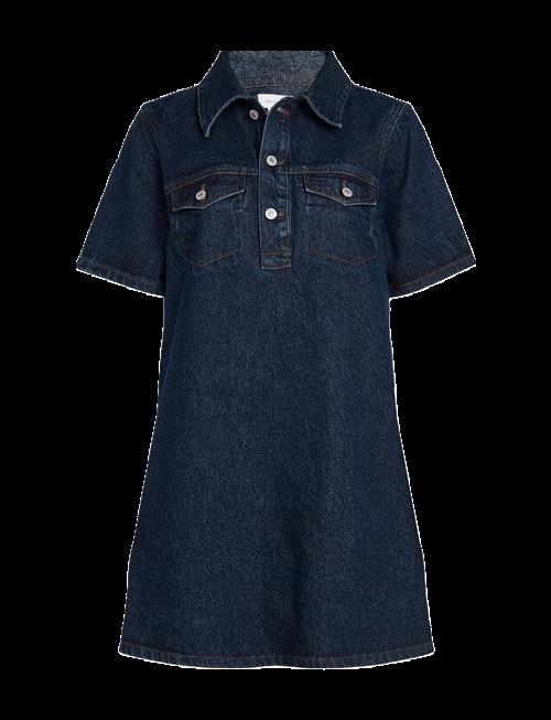 Calvin Klein Jeans | Popover Denim Dress Dark Ck Blue | XS