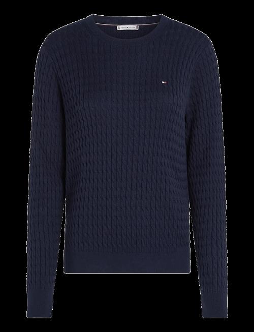 Tommy Hilfiger | Cotton Cable Fine Gg C-Nk Swt | XS