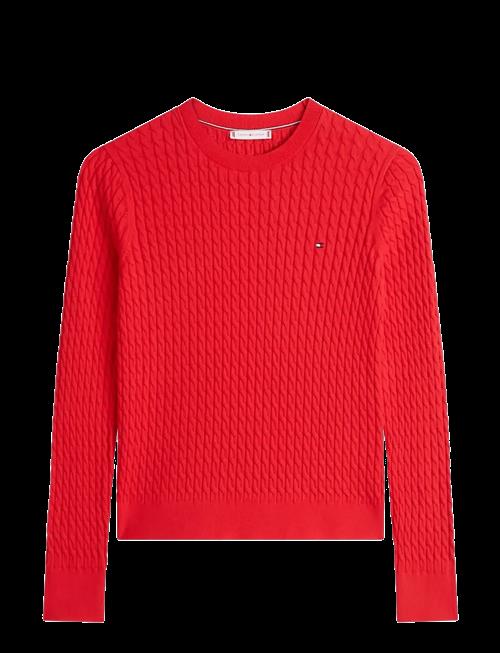 Tommy Hilfiger | Cotton Cable Fine Gg C-Nk Swt | M