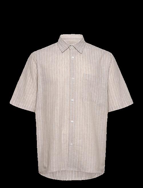 Mads Nørgaard | Cotton Linen Victor Stripe Shirt Ss | M