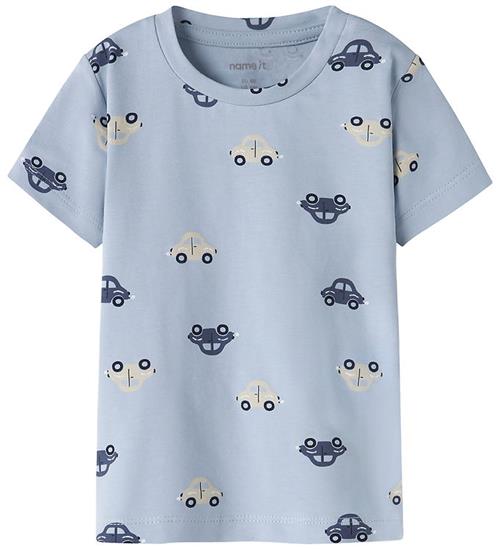 Name It T-shirt - NbmVroels - Blue Fog/Car