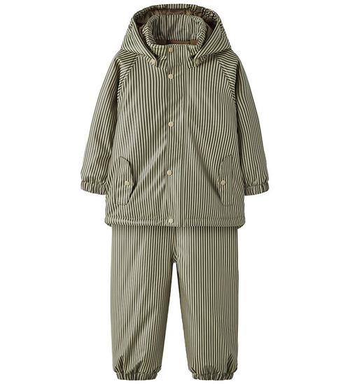 Lil' Atelier Regntøj m. Seler/Vattering - PU - NmmLadry10 - Twil