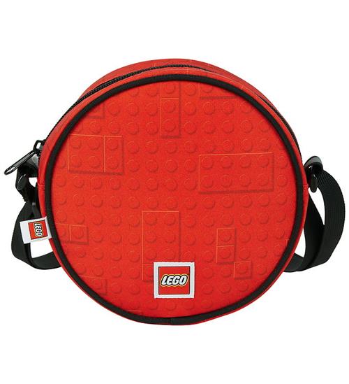 LEGOÂ® Tasker - Round Cross Body Bag - Brick Dots Red