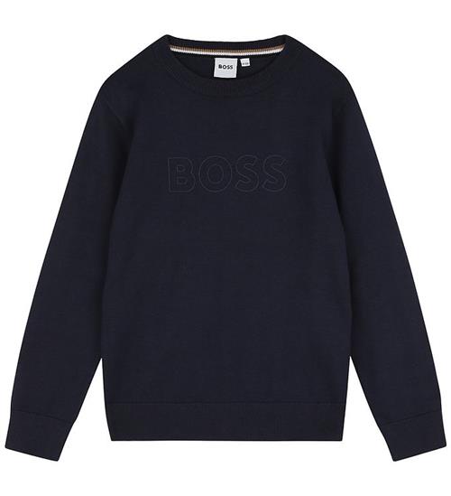 BOSS Bluse - Strik - Navy