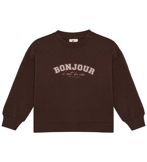 En Fant Sweatshirt - Deep Mahogany