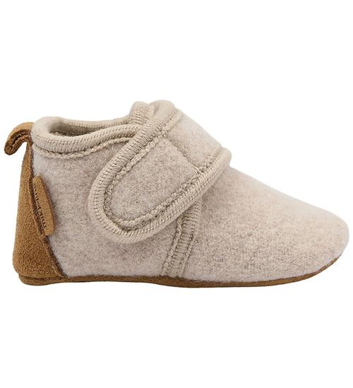 Mikk-Line Hjemmesko - Prewalker Uld - Off White