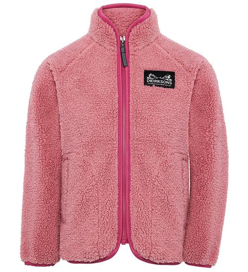 Didriksons Fleecejakke - Teddy - Gibbs - Heather Pink