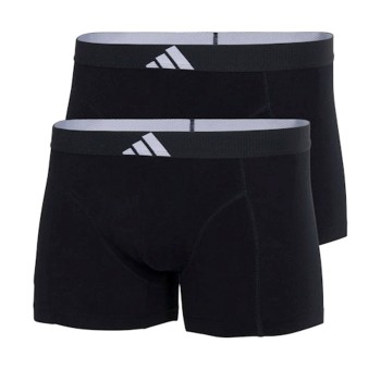 adidas 2P Active Flex Cotton Body Trunk Sort bomuld Medium Herre