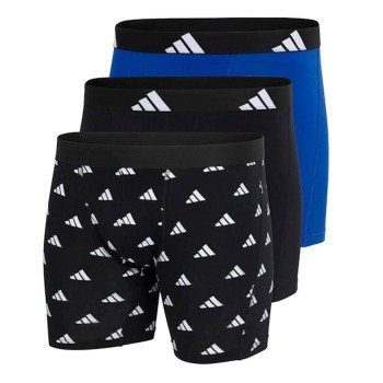adidas 3P Active Flex Cotton Boxer Brief Flerfarvet-2 bomuld Small Herre