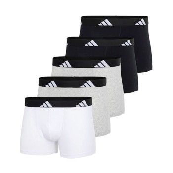 adidas 5P Active Flex Trunks Hvid/Grå bomuld Medium Herre