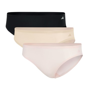 adidas Trusser 3P Active Light Flex Bikini Brief Flerfarvet Medium Dame