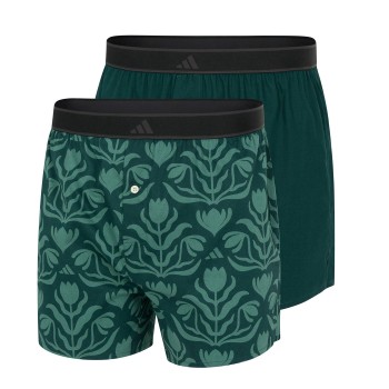 adidas 2P Active Woven Boxer Grøn bomuld Medium Herre