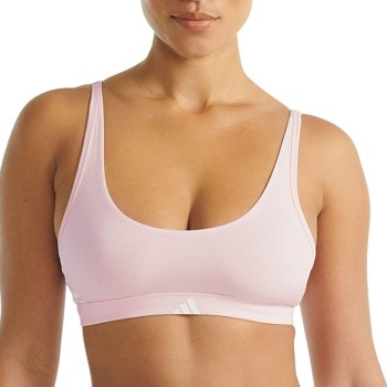 adidas BH Sport Active Essentials 3 Stripes Bralette Lyserosa bomuld X-Small Dame
