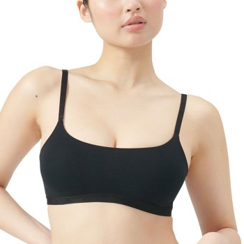 adidas BH Sport Active Essentials Scoop Bralette Sort bomuld Medium Dame