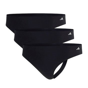 adidas Trusser 3P Sport Active Light Flex Thongs Sort Small Dame