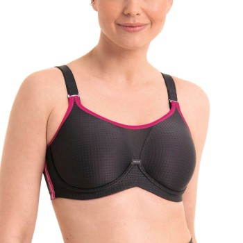 Anita BH Active Underwire Sports Bra Antracit D 75 Dame