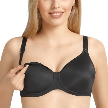 Anita BH Microfiber Underwire Nursing Bra Sort C 100 Dame