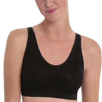 Anita Care BH Essential Lace Post Mastectomy Bralette Sort Medium Dame