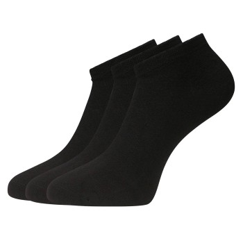 Bamboo basics Strømper 3P Dani Sneaker Socks Sort Str 47/50