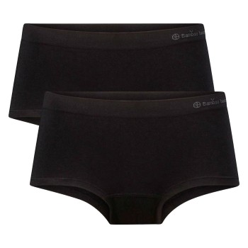 Bamboo basics Trusser 2P Sophie Seamless Hipster Sort Small Dame