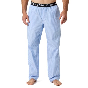 Björn Borg Core Woven Logo Pyjama Pants Lyseblå bomuld X-Large Herre
