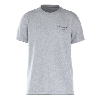 Björn Borg Essential T-shirt Men Lysegrå bomuld Medium Herre