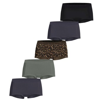 Björn Borg Trusser 5P Everyday Boxer Shorts 314 Sort/Grå økologisk bomuld X-Large Dame