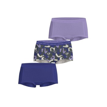Björn Borg Trusser 3P Everyday Cotton Boxer Shorts Blå/Lila bomuld Medium Dame