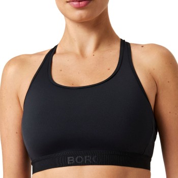 Björn Borg BH Low Support Sports Bra Sort X-Small Dame