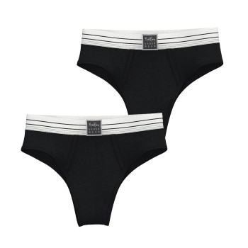 Björn Borg Trusser 2P Original Original High Waist Briefs Sort bomuld Medium Dame