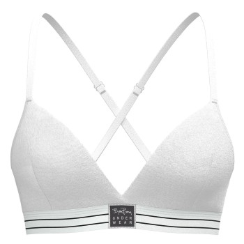 Björn Borg BH Original Triangle Bra Hvid bomuld Large Dame
